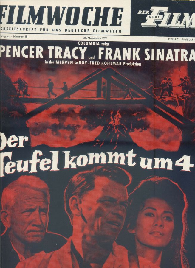 FILMWOCHE magazine side cover Issue 48 25 November 1961