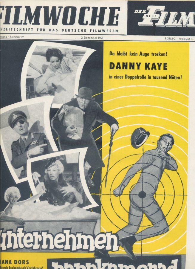 FILMWOCHE magazine side cover Issue 49 2 December 1961