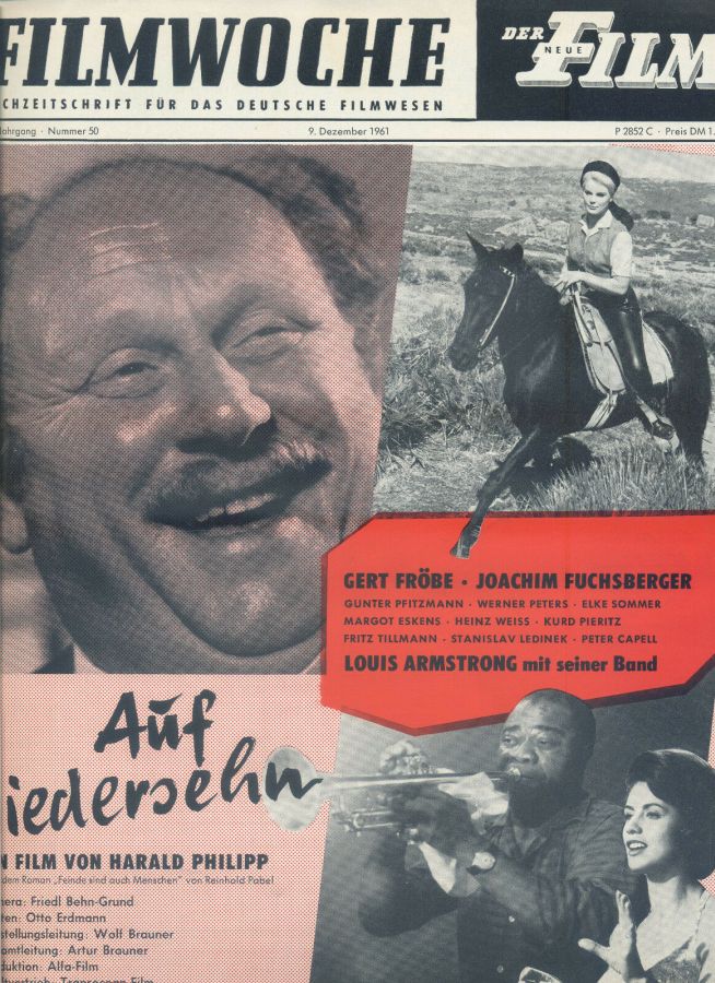 FILMWOCHE magazine side cover Issue 50 9 December 1961