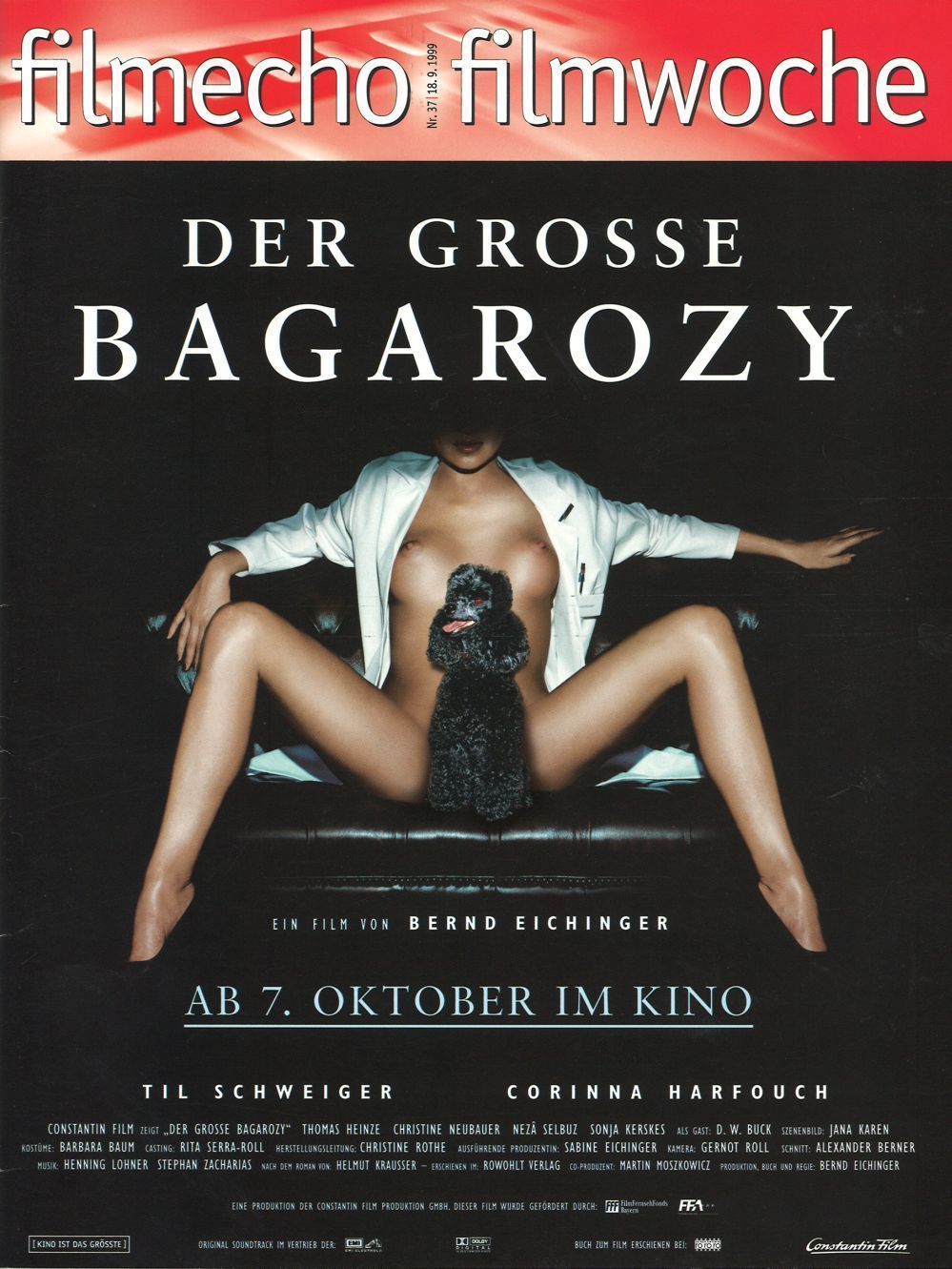 FILM-ECHO FILMWOCHE magazine side cover Issue 37 18 September 1999
