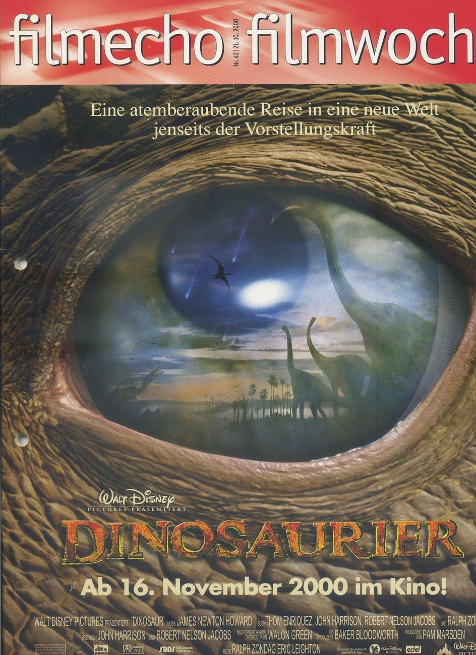 FILM-ECHO FILMWOCHE magazine side cover Issue 42 21 October 2000