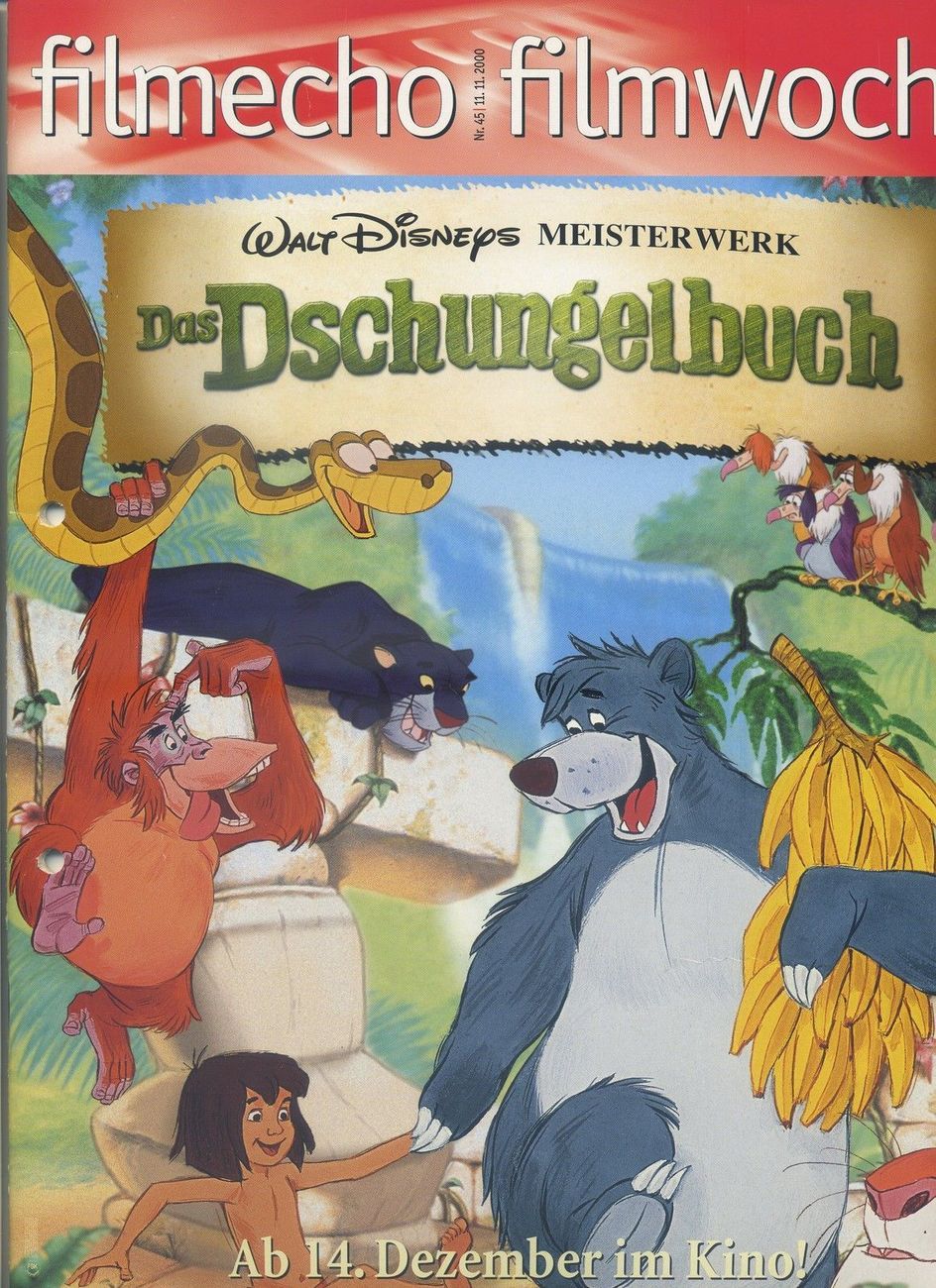 FILM-ECHO FILMWOCHE magazine side cover Issue 45 11 November 2000