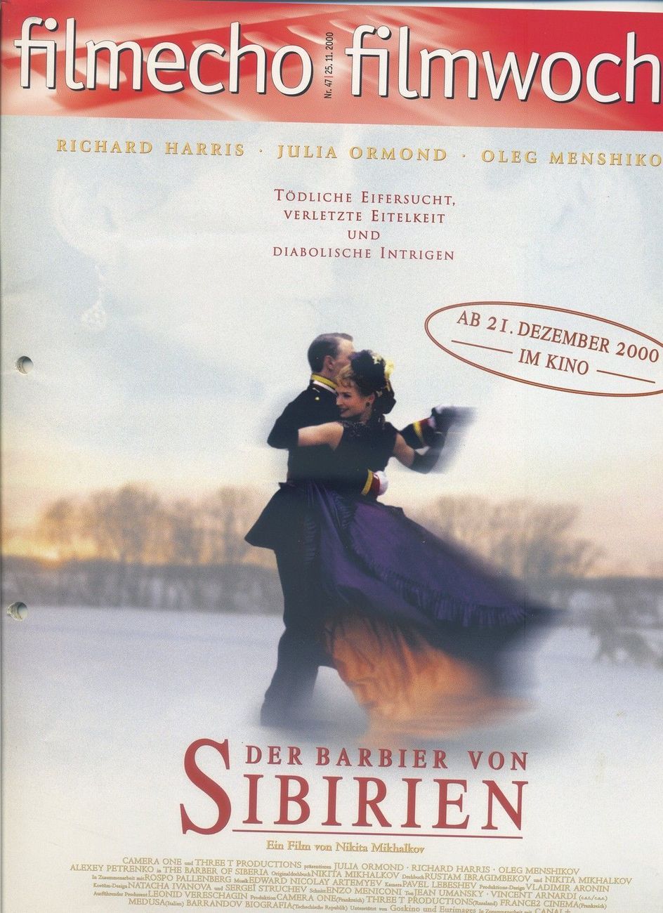 FILM-ECHO FILMWOCHE magazine side cover Issue 47 25 November 2000