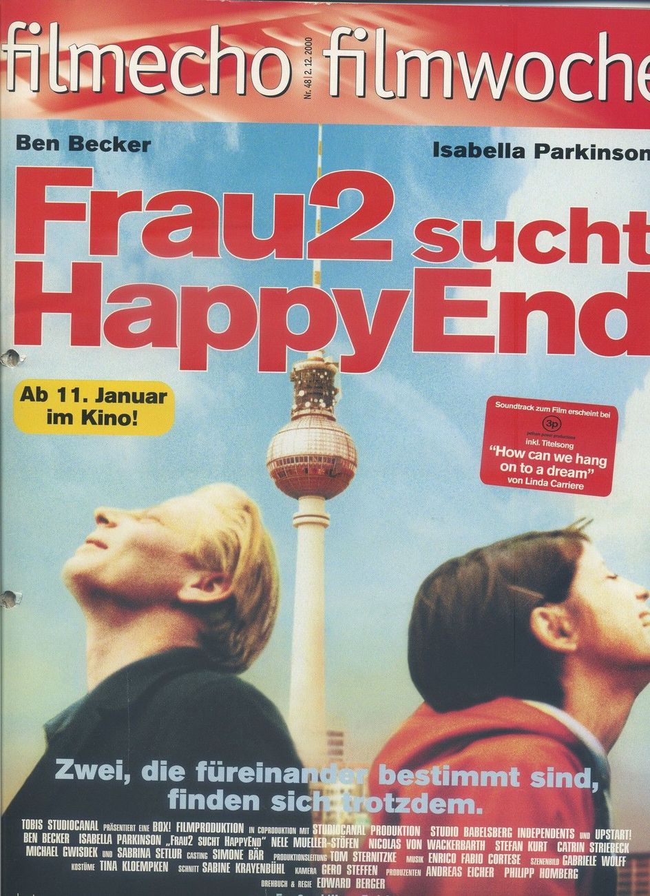 FILM-ECHO FILMWOCHE magazine side cover Issue 48 2 December 2000
