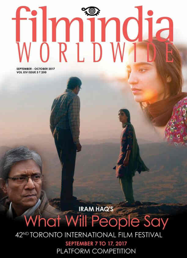 FILMINDIA WORLDWIDE magazine side cover  September/October 2017