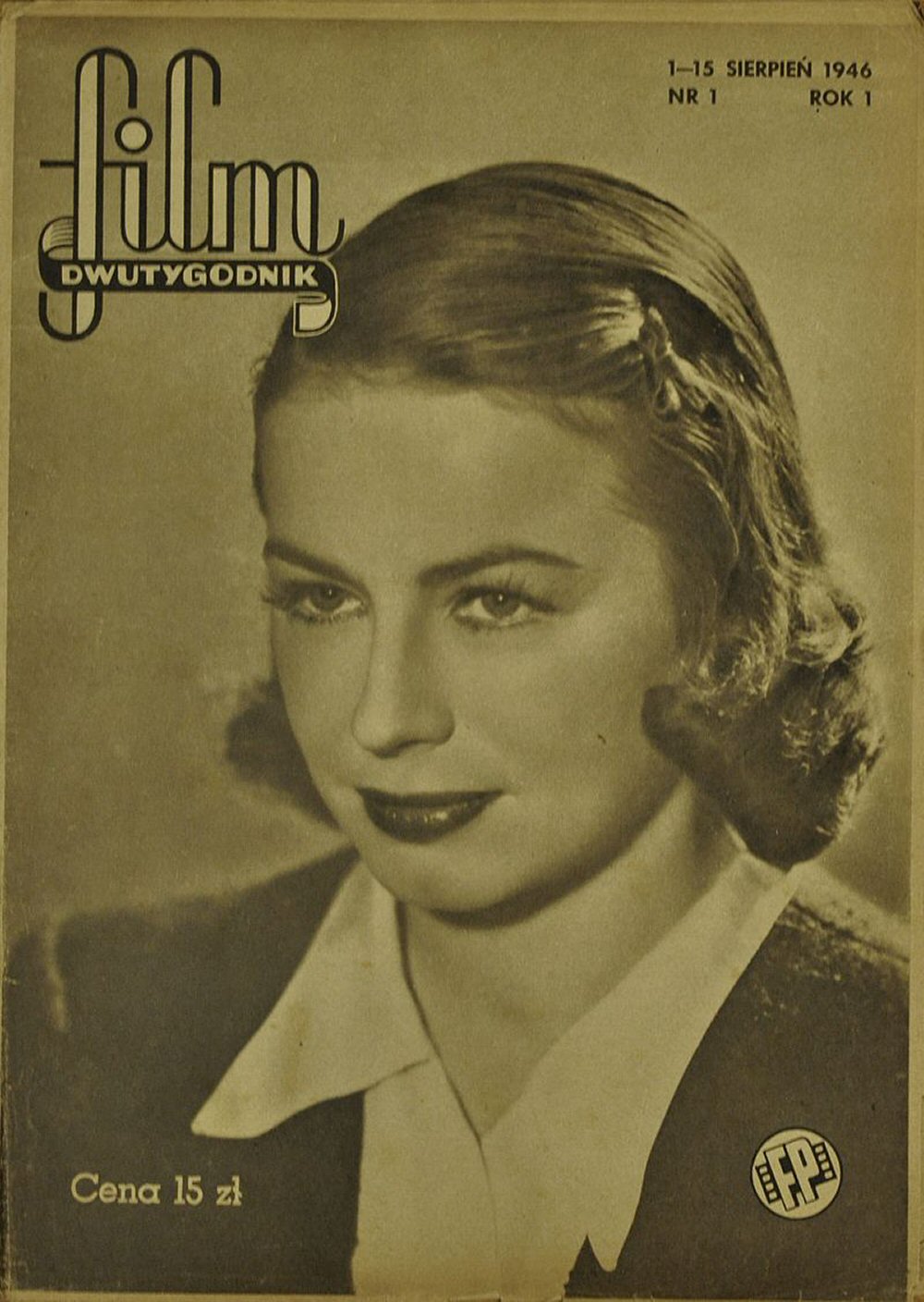 FILM (Po) magazine side cover Issue 1 1 August 1946