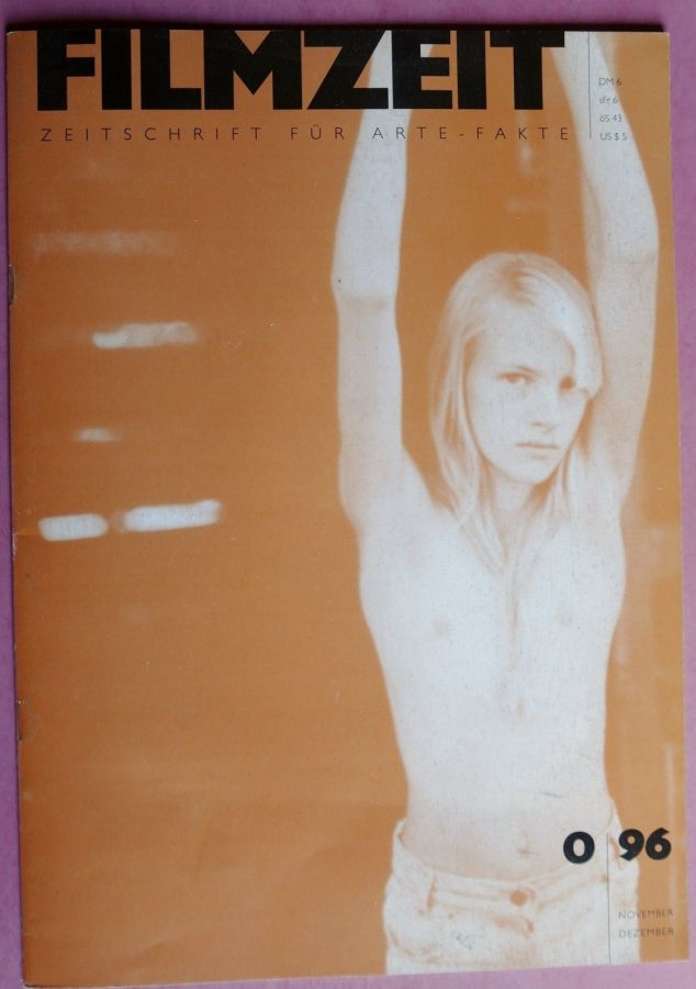 FILMZEIT magazine side cover November/December 1996