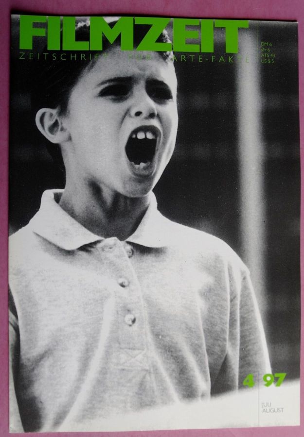 FILMZEIT magazine side cover Issue 4 July/August 1997