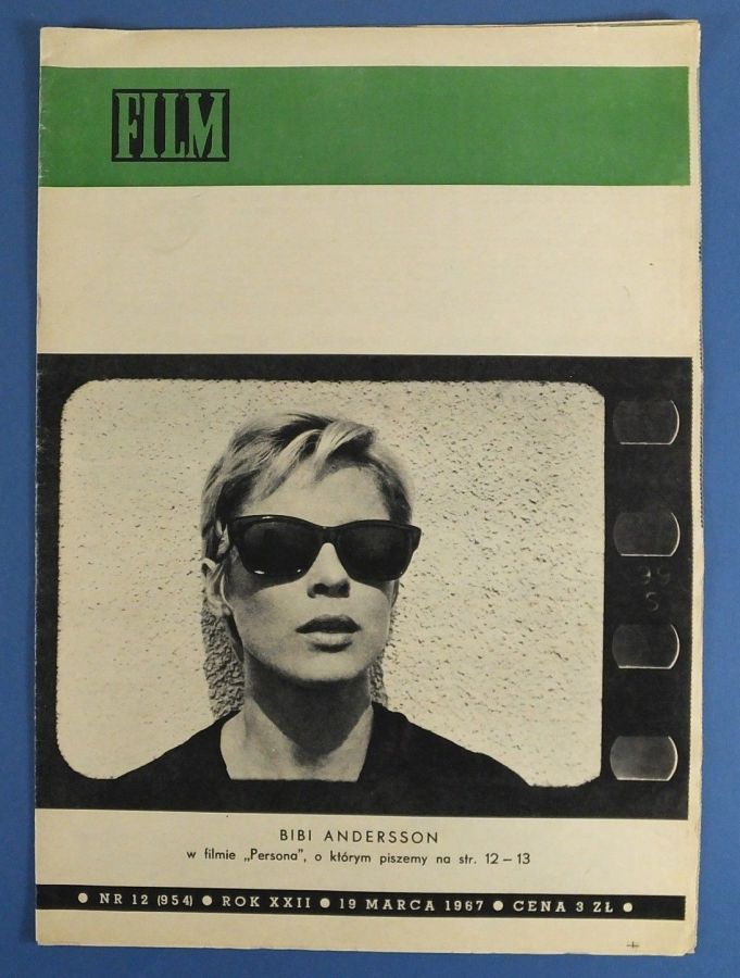 FILM (Po) magazine side cover Issue 12 19 March 1967