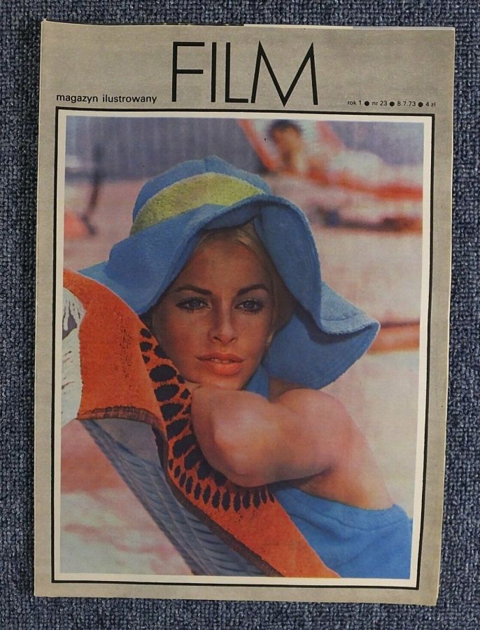 FILM (Po) magazine side cover Issue 23 8 July 1973
