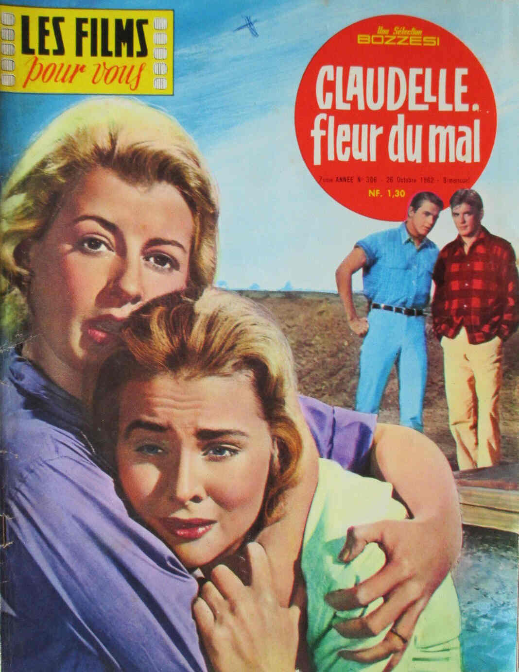 FILMS POUR VOUS | LES magazine side cover Issue 306 26 October 1962