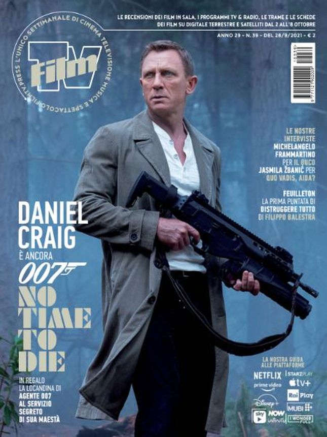 FILM TV magazine side cover Issue 39 28 September 2021
