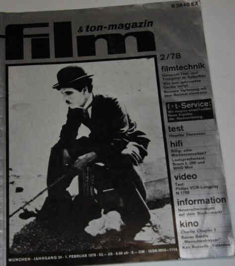 FILM UND TON-MAGAZIN magazine side cover February 1978