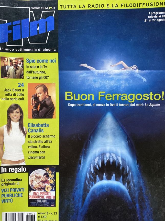 FILM TV magazine side cover Issue 33 21 August 2005