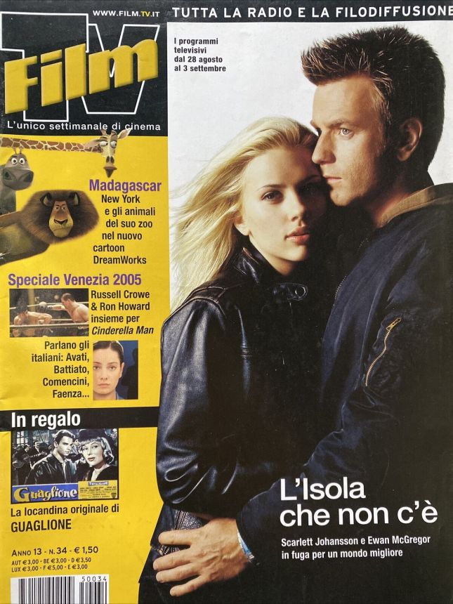FILM TV magazine side cover Issue 34 28 August 2005