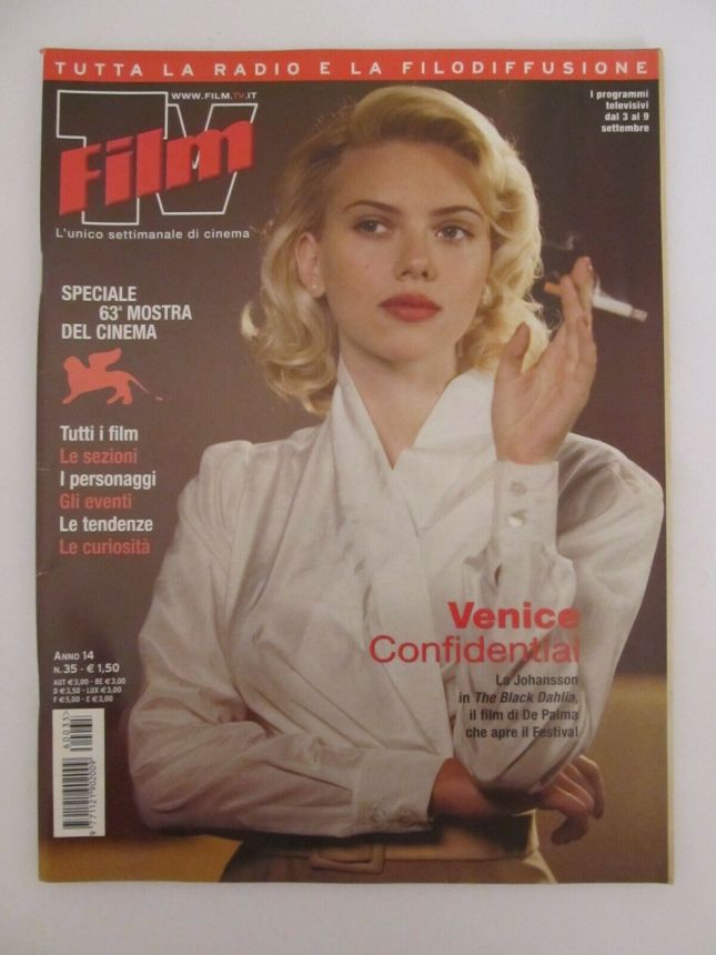 FILM TV magazine side cover Issue 35 3 September 2006