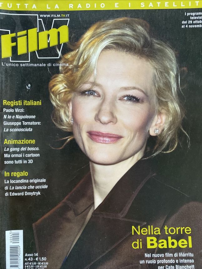 FILM TV magazine side cover Issue 43 29 October 2006