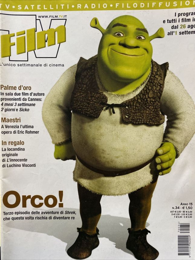 FILM TV magazine side cover Issue 34 26 August 2007