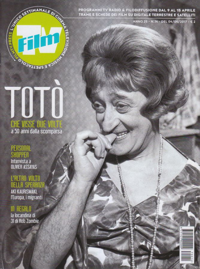 FILM TV magazine side cover Issue 14 4 April 2017