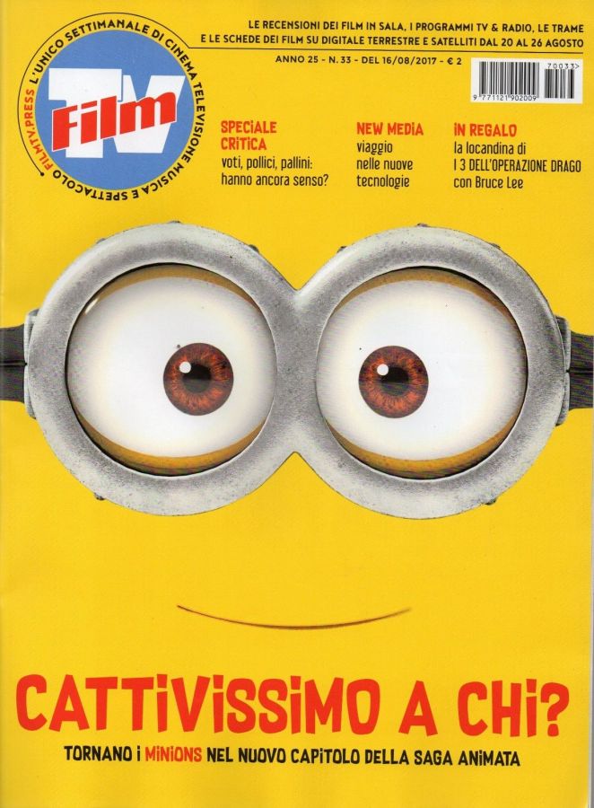 FILM TV magazine side cover Issue 33 16 August 2017