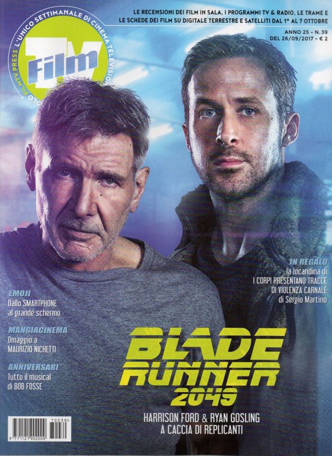 FILM TV magazine side cover Issue 39 26 September 2017