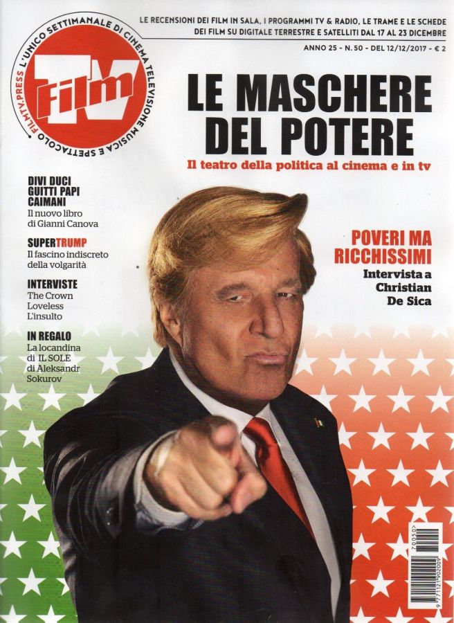 FILM TV magazine side cover Issue 50 12 December 2017
