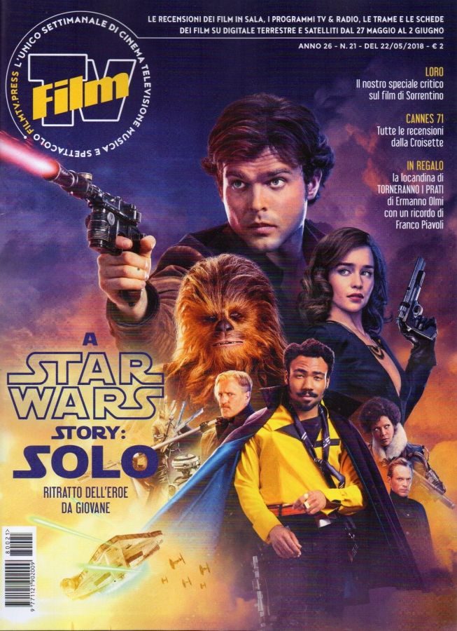 FILM TV magazine side cover Issue 21 22 May 2018