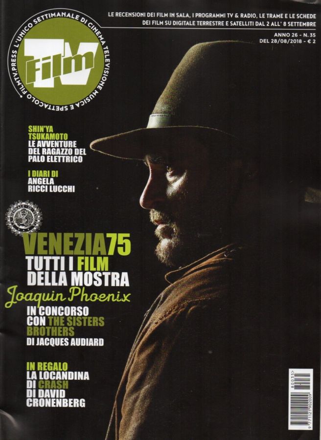 FILM TV magazine side cover Issue 35 28 August 2018