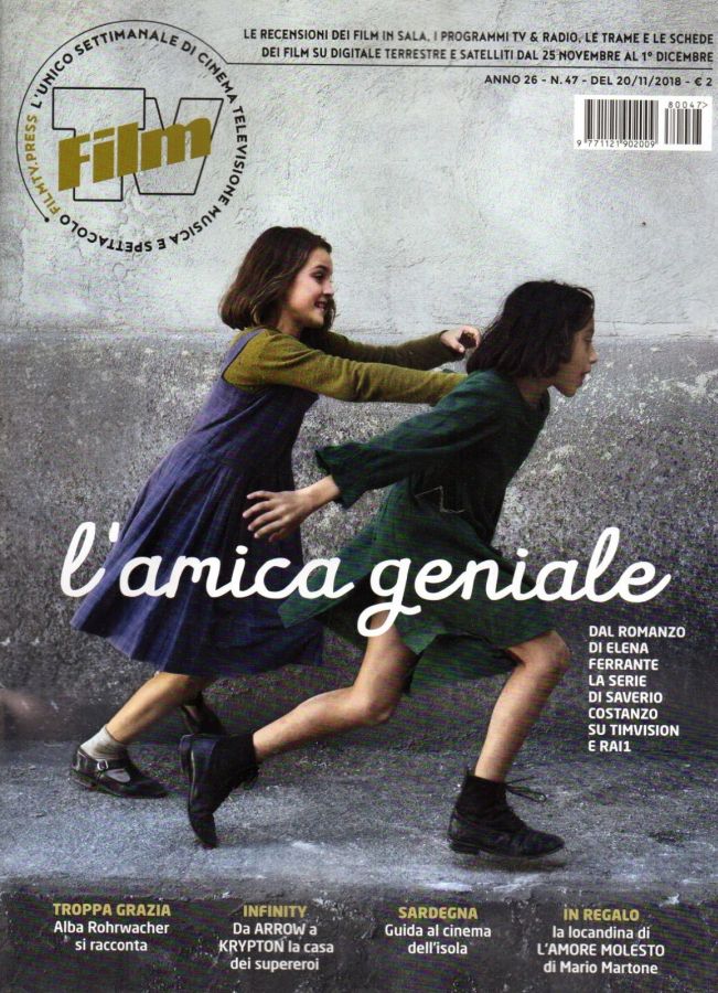 FILM TV magazine side cover Issue 47 20 November 2018