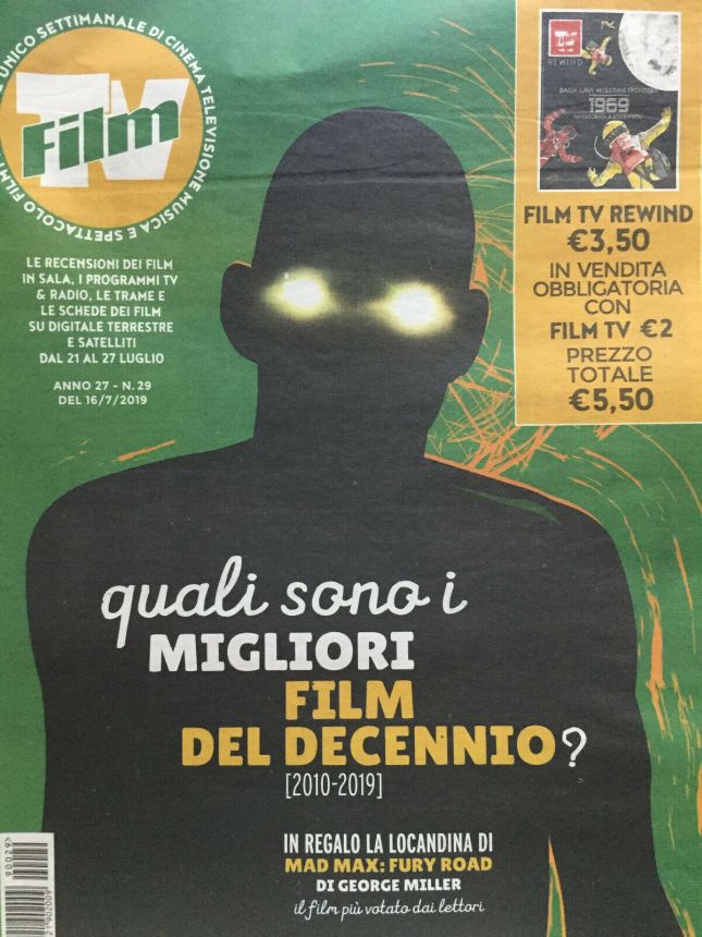 FILM TV magazine side cover Issue 29 16 July 2019
