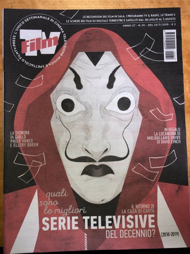 FILM TV magazine side cover Issue 30 23 July 2019