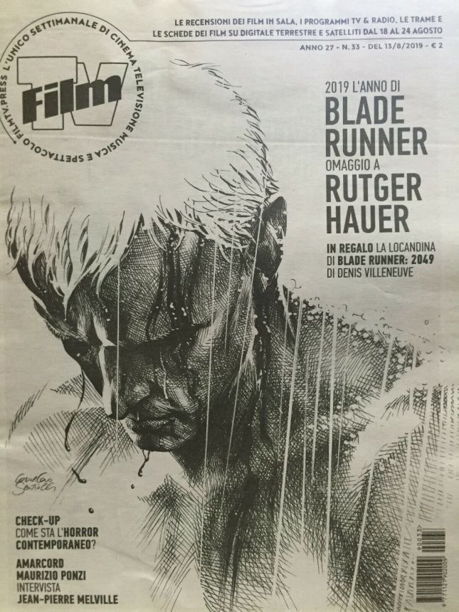 FILM TV magazine side cover Issue 33 13 August 2019