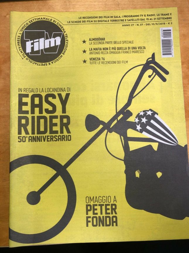 FILM TV magazine side cover Issue 37 10 September 2019