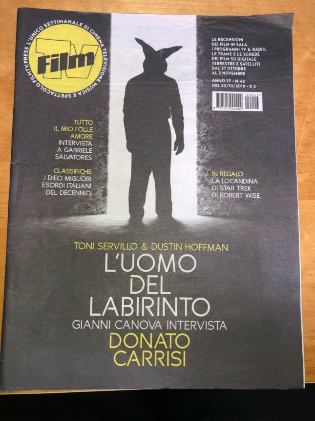 FILM TV magazine side cover Issue 43 22 October 2019