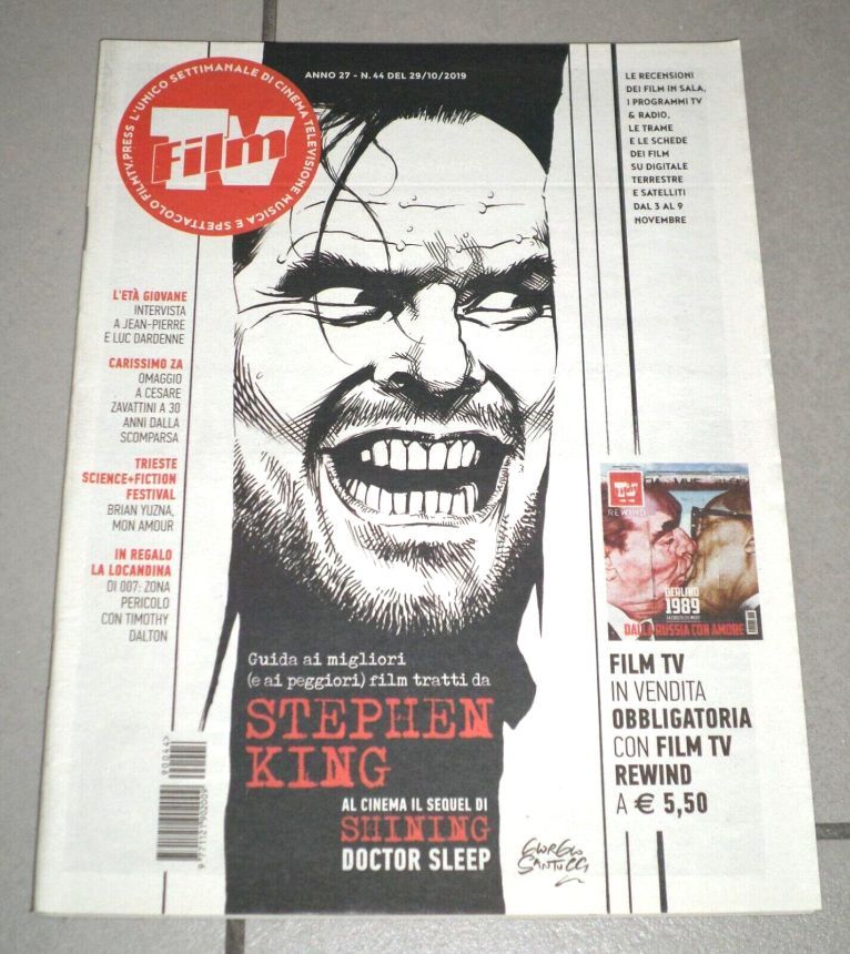 FILM TV magazine side cover Issue 44 29 October 2019
