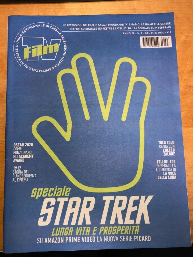FILM TV magazine side cover Issue 3 21 January 2020