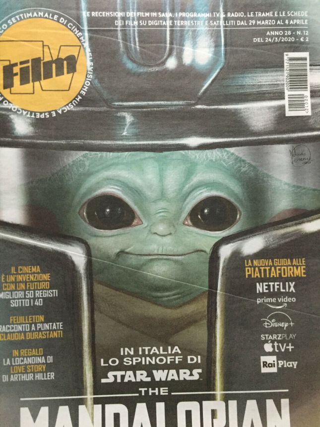 FILM TV magazine side cover Issue 12 24 March 2020