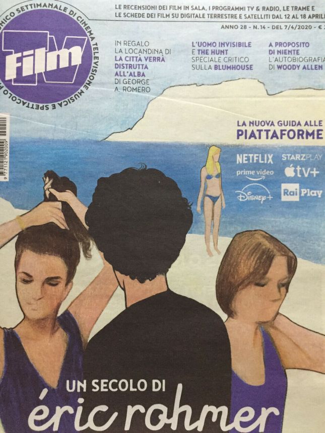 FILM TV magazine side cover Issue 14 7 April 2020