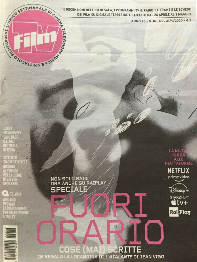 FILM TV magazine side cover Issue 16 21 April 2020