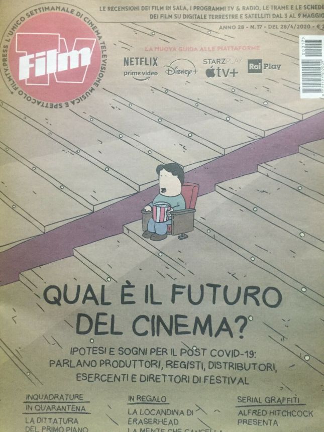 FILM TV magazine side cover Issue 17 28 April 2020