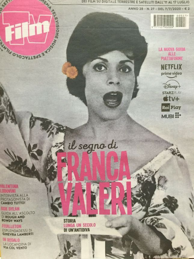 FILM TV magazine side cover Issue 27 7 July 2020