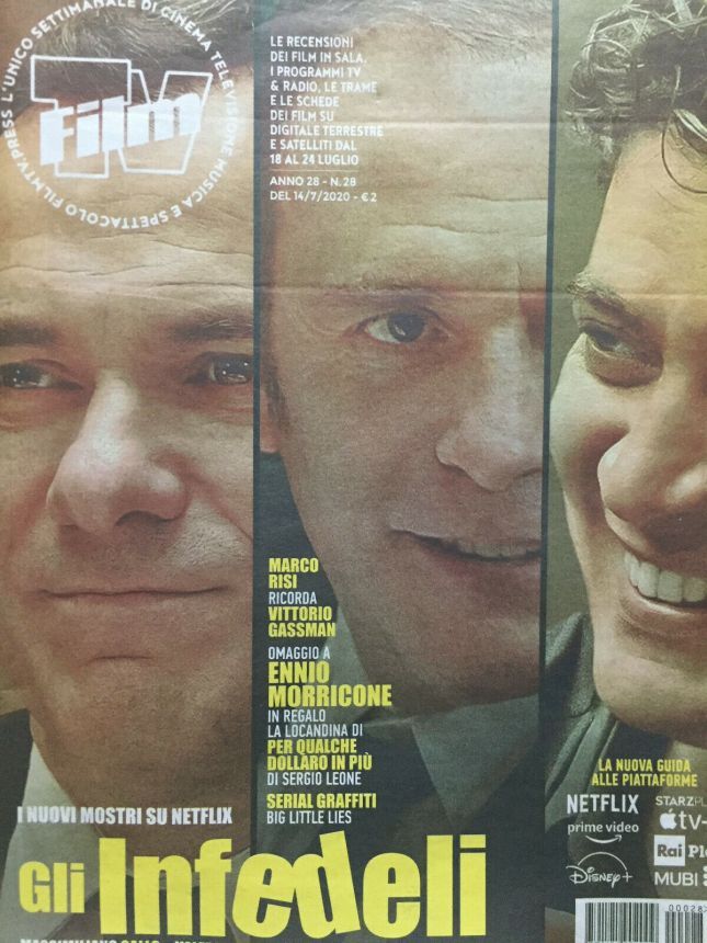FILM TV magazine side cover Issue 28 14 July 2020