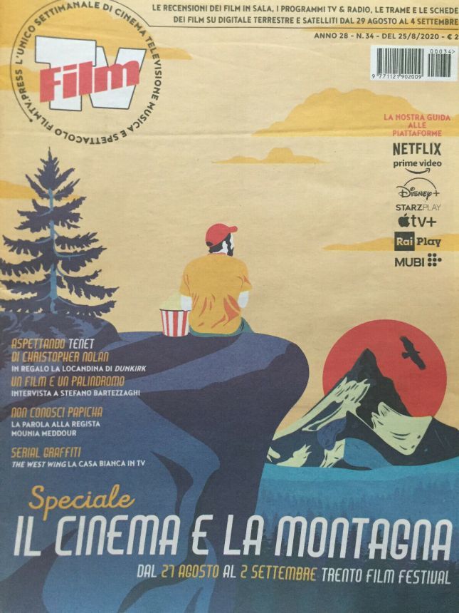 FILM TV magazine side cover Issue 34 25 August 2020