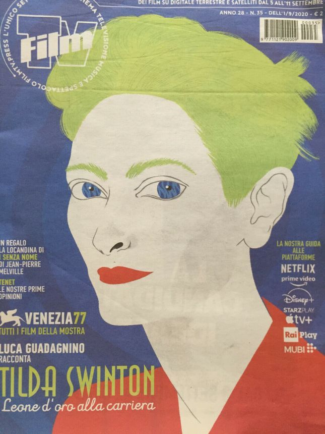 FILM TV magazine side cover Issue 35 1 September 2020