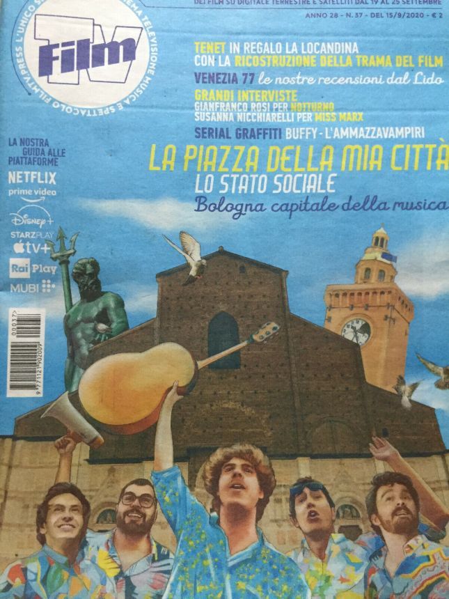 FILM TV magazine side cover Issue 37 15 September 2020