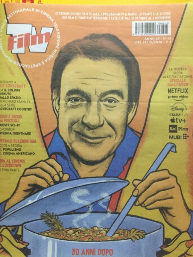 FILM TV magazine side cover Issue 43 27 October 2020
