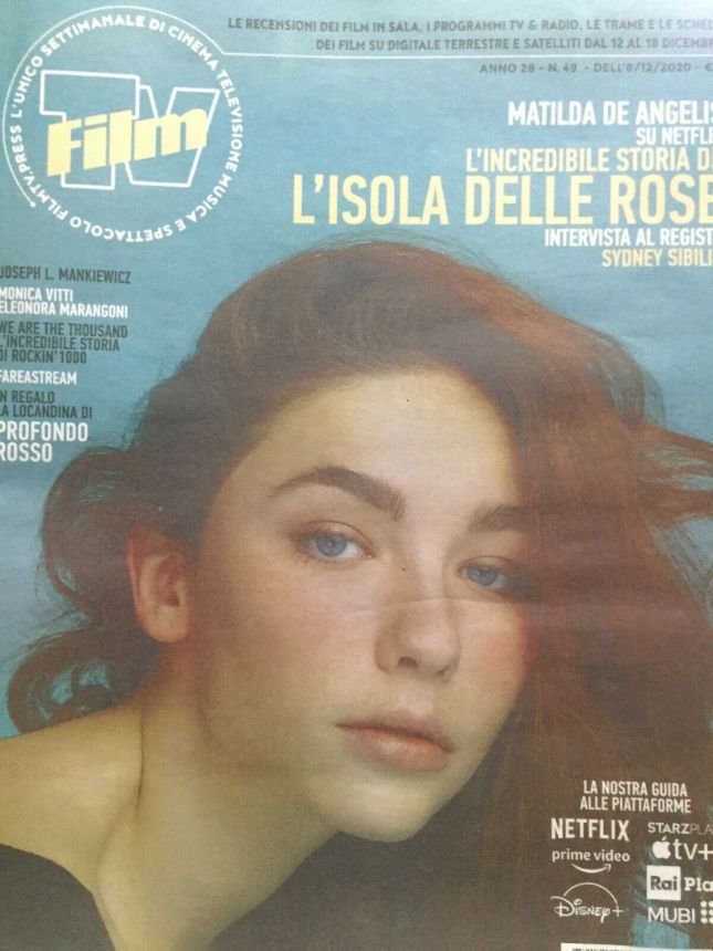 FILM TV magazine side cover Issue 49 8 December 2020