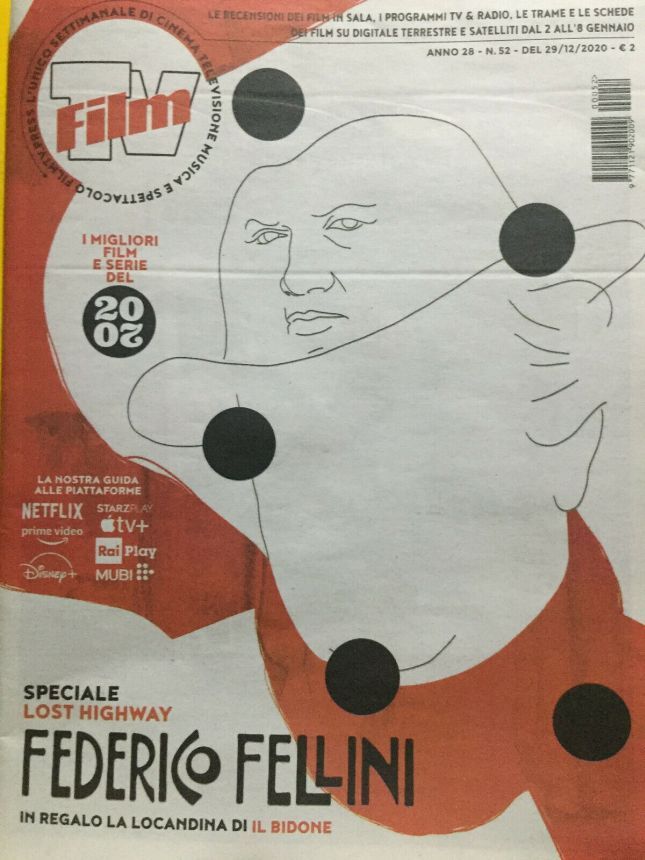 FILM TV magazine side cover Issue 52 29 December 2020