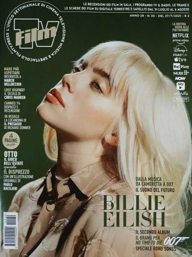 FILM TV magazine side cover Issue 30 27 July 2021