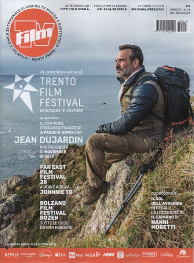 FILM TV magazine side cover Issue 16 22 April 2023
